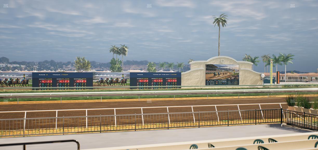Del Mar Thoroughbred Club - Section Stretch Run Grill E Lvl 1 Tbl 48 Seat View