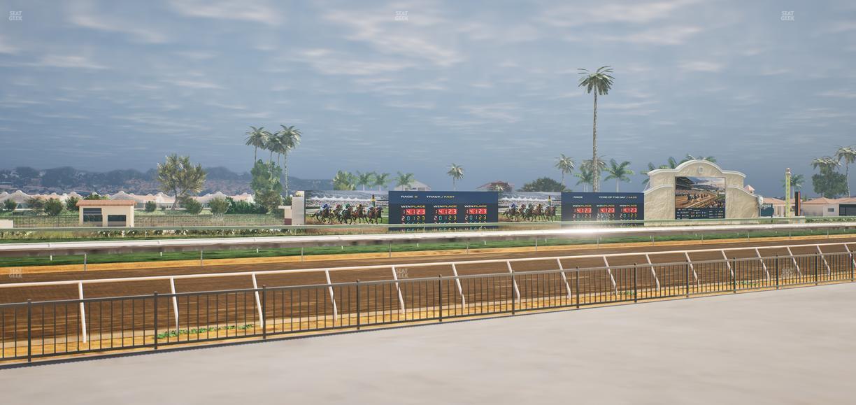 Del Mar Thoroughbred Club - Section Stretch Run Grill G Lvl 1 Tbl 300 Seat View