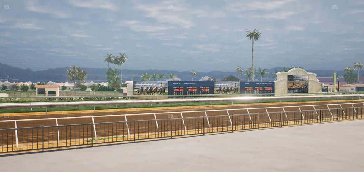 Del Mar Thoroughbred Club - Section Stretch Run Grill G Lvl 1 Tbl 301 Seat View