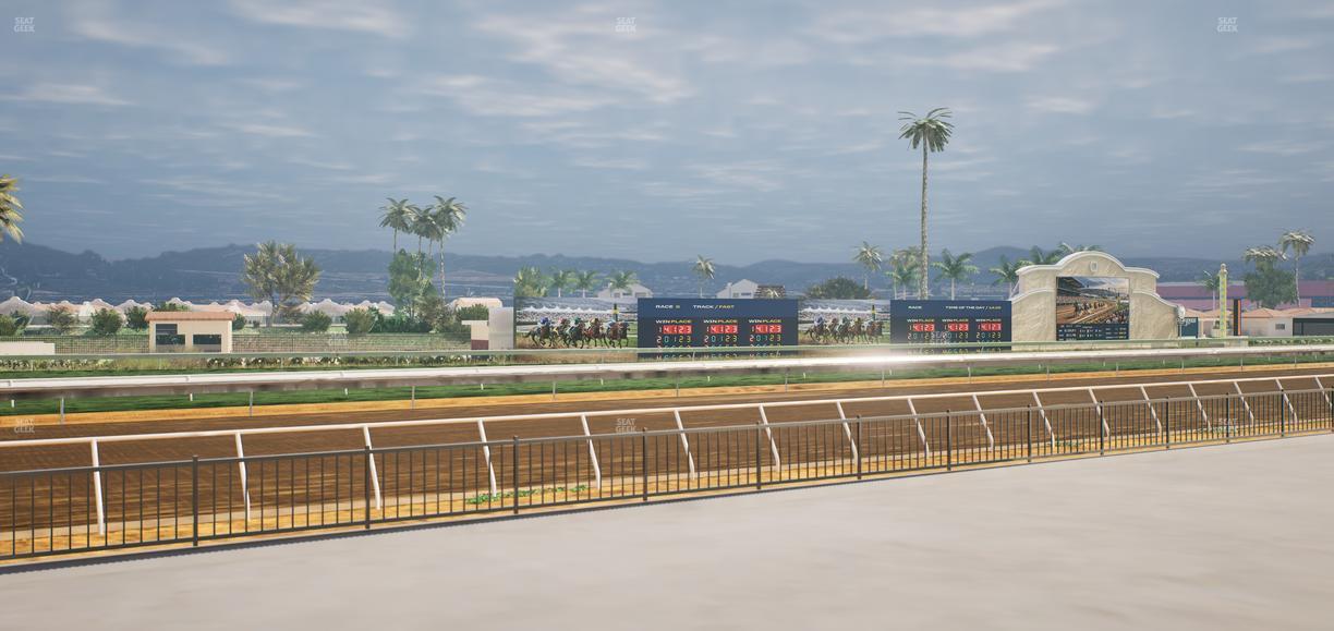 Del Mar Thoroughbred Club - Section Stretch Run Grill G Lvl 1 Tbl 303 Seat View