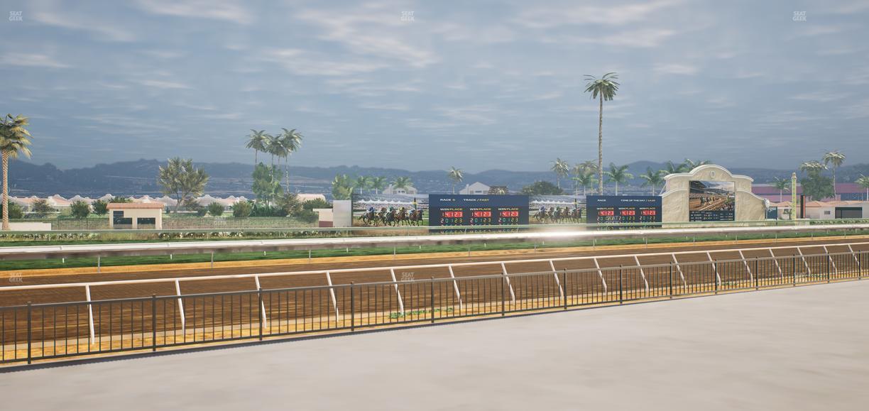 Del Mar Thoroughbred Club - Section Stretch Run Grill G Lvl 1 Tbl 305 Seat View