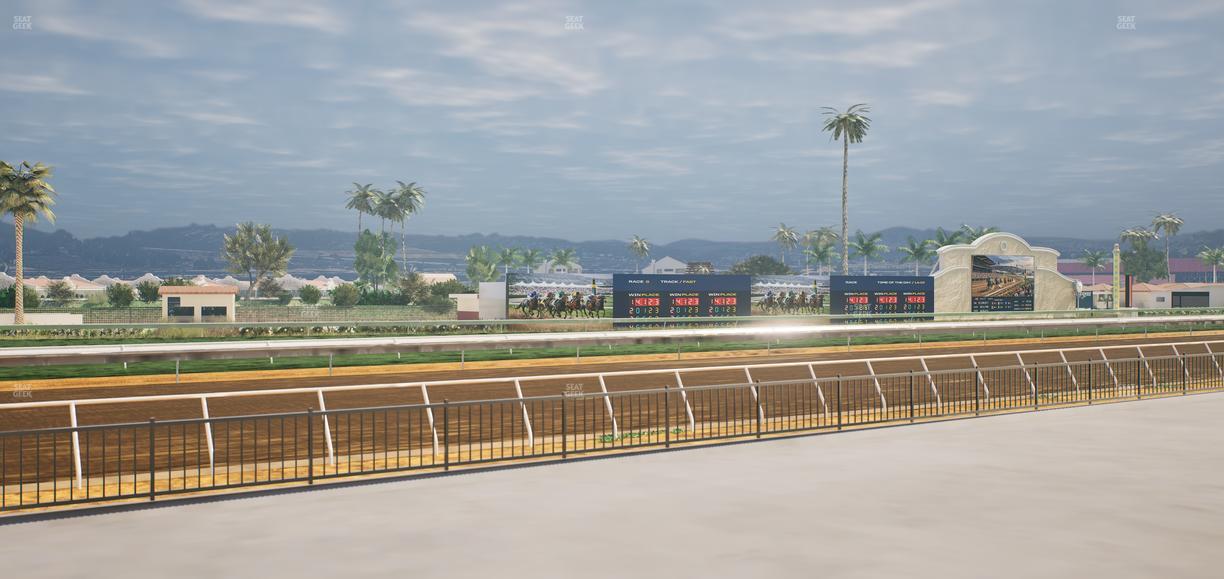 Del Mar Thoroughbred Club - Section Stretch Run Grill G Lvl 1 Tbl 306 Seat View