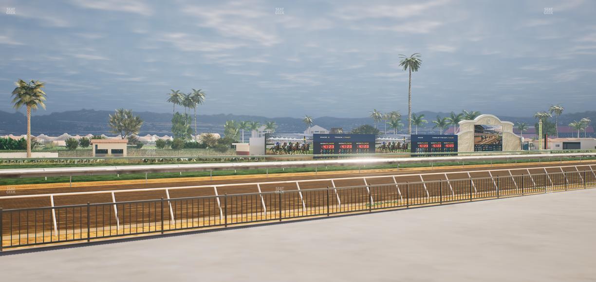 Del Mar Thoroughbred Club - Section Stretch Run Grill G Lvl 1 Tbl 312 Seat View