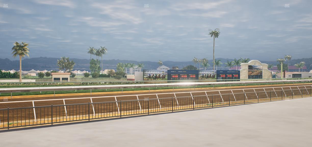 Del Mar Thoroughbred Club - Section Stretch Run Grill G Lvl 1 Tbl 314 Seat View
