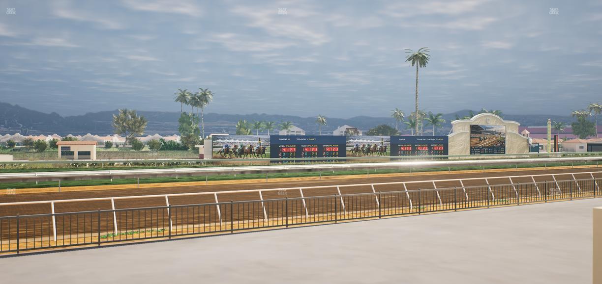 Del Mar Thoroughbred Club - Section Stretch Run Grill G Lvl 1 Tbl 320 Seat View