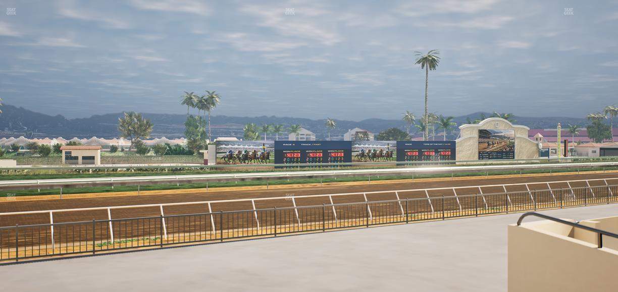 Del Mar Thoroughbred Club - Section Stretch Run Grill G Lvl 1 Tbl 321 Seat View