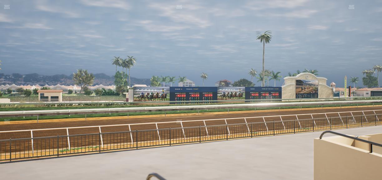 Del Mar Thoroughbred Club - Section Stretch Run Grill G Lvl 1 Tbl 321 Seat View