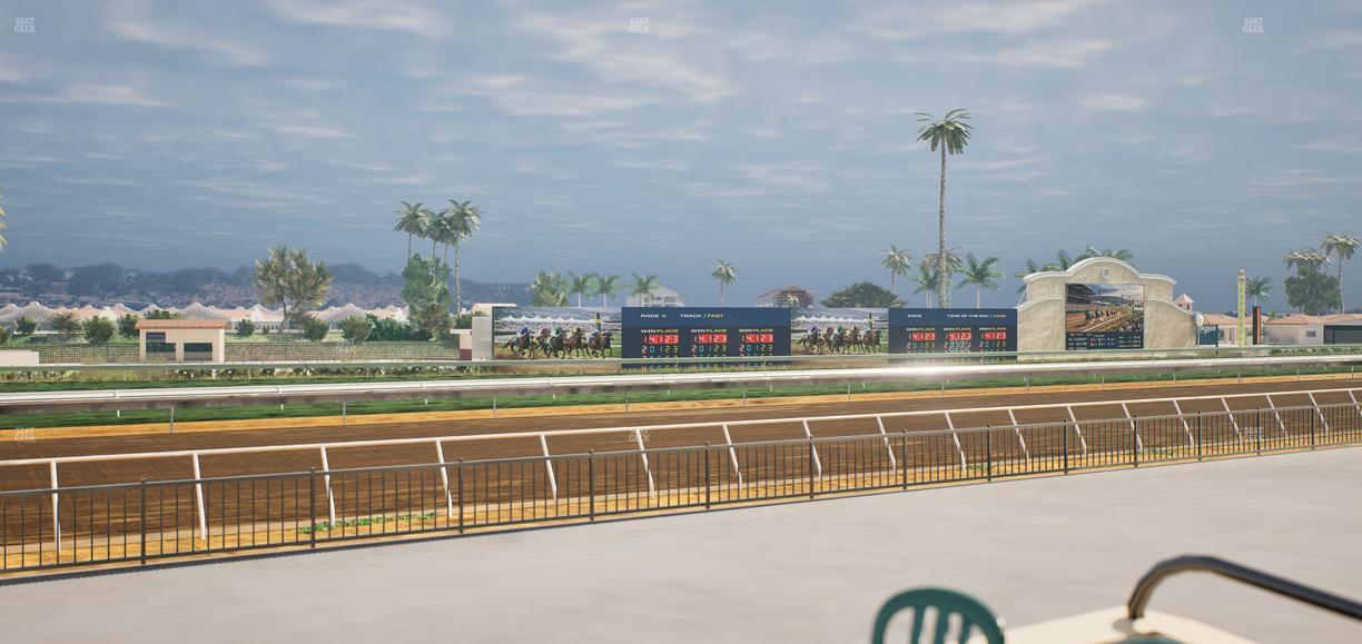 Del Mar Thoroughbred Club - Section Stretch Run Grill G Lvl 1 Tbl 322 Seat View