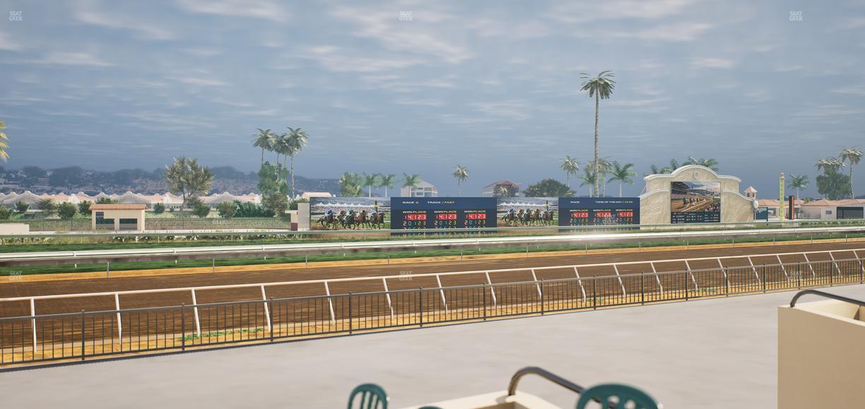 Del Mar Thoroughbred Club - Section Stretch Run Grill G Lvl 1 Tbl 323 Seat View