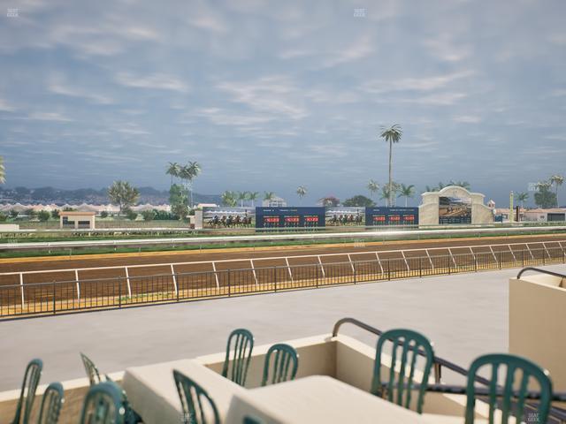 Del Mar Thoroughbred Club - Section Stretch Run Grill G Lvl 1 Tbl 323 Seat View