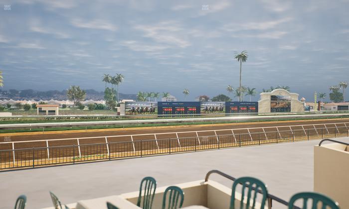 Del Mar Thoroughbred Club - Section Stretch Run Grill G Lvl 1 Tbl 323 Seat View