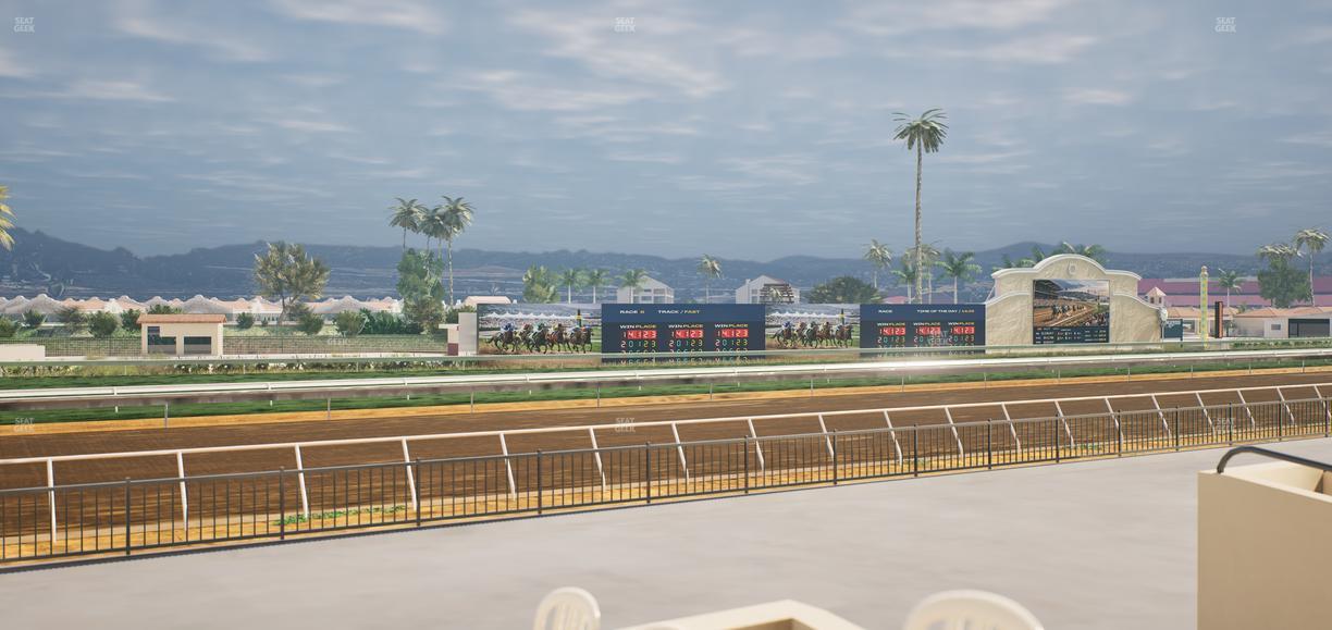 Del Mar Thoroughbred Club - Section Stretch Run Grill G Lvl 1 Tbl 323 Seat View