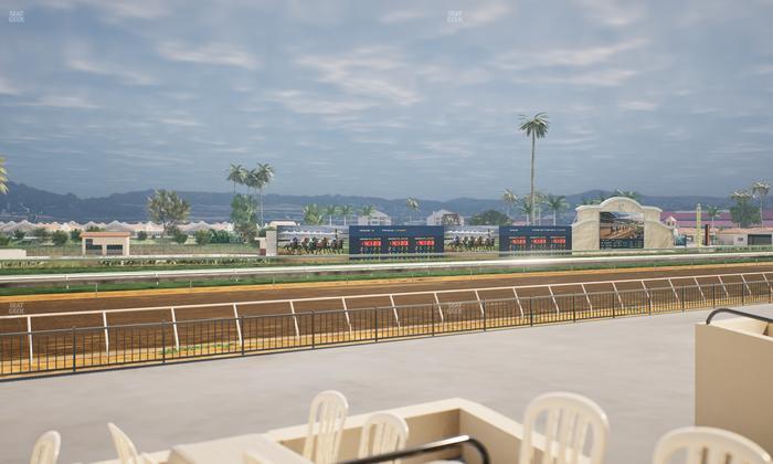 Del Mar Thoroughbred Club - Section Stretch Run Grill G Lvl 1 Tbl 323 Seat View