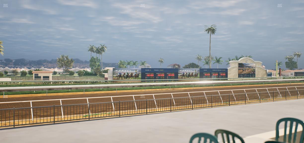 Del Mar Thoroughbred Club - Section Stretch Run Grill G Lvl 1 Tbl 324 Seat View
