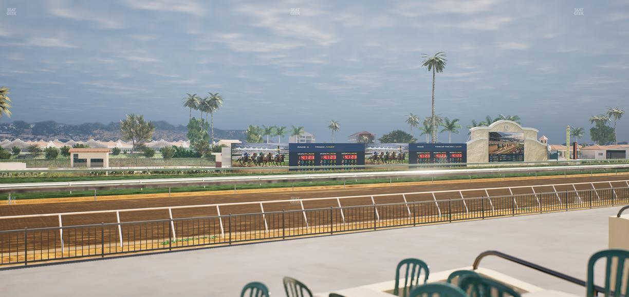 Del Mar Thoroughbred Club - Section Stretch Run Grill G Lvl 1 Tbl 325 Seat View