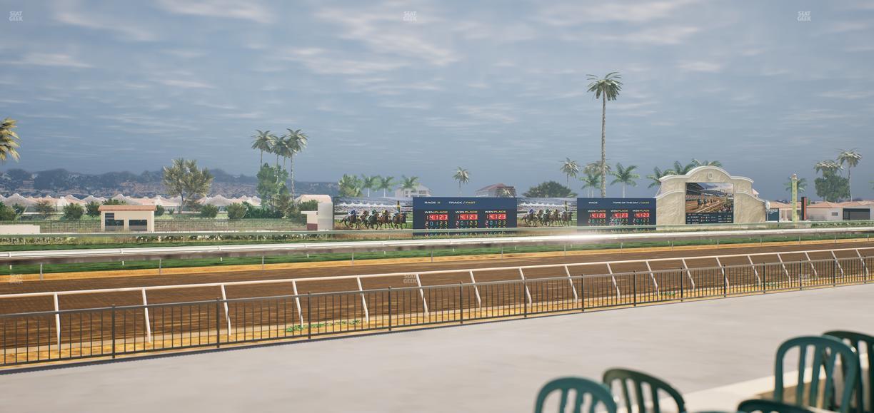 Del Mar Thoroughbred Club - Section Stretch Run Grill G Lvl 1 Tbl 326 Seat View