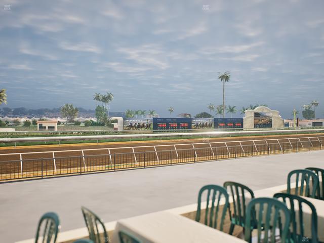 Del Mar Thoroughbred Club - Section Stretch Run Grill G Lvl 1 Tbl 326 Seat View