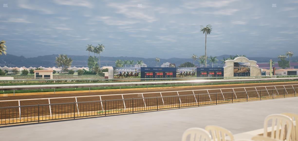 Del Mar Thoroughbred Club - Section Stretch Run Grill G Lvl 1 Tbl 326 Seat View