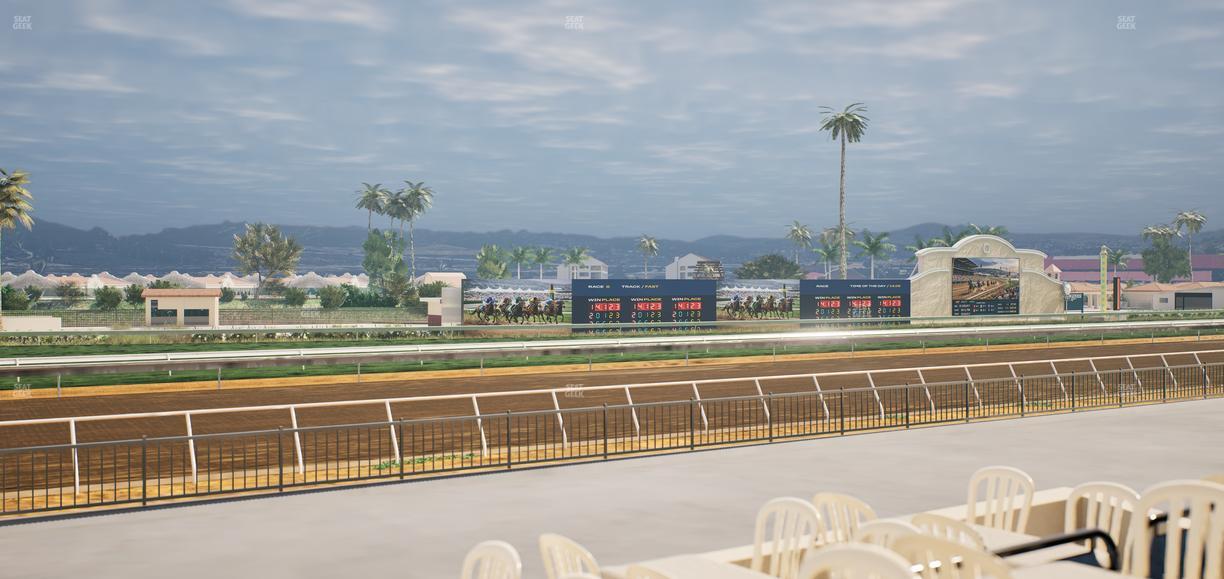 Del Mar Thoroughbred Club - Section Stretch Run Grill G Lvl 1 Tbl 327 Seat View