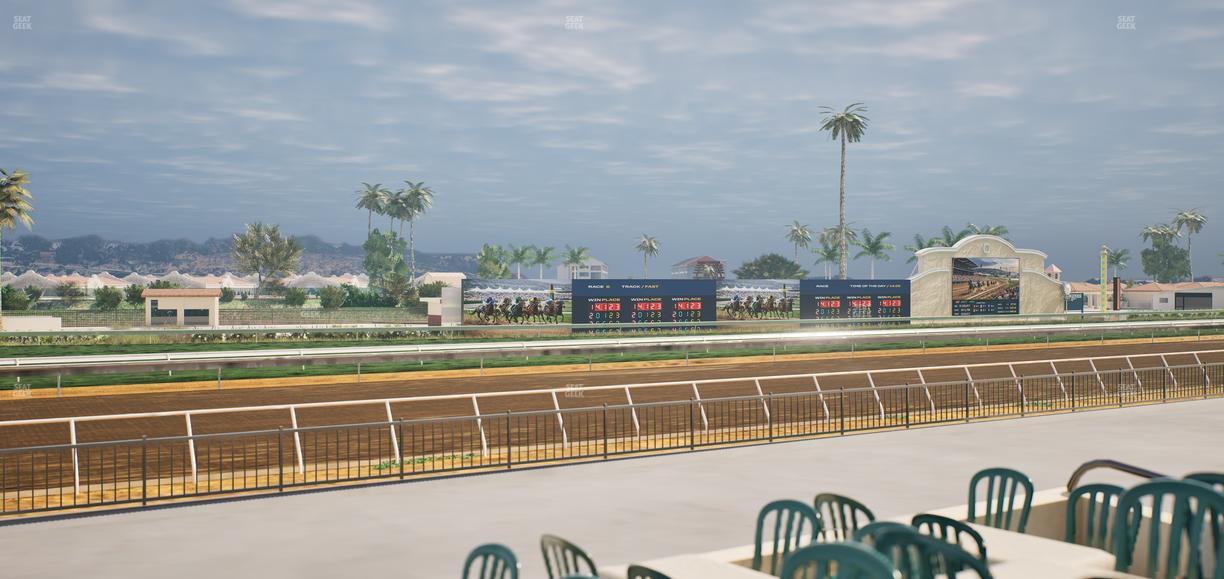 Del Mar Thoroughbred Club - Section Stretch Run Grill G Lvl 1 Tbl 327 Seat View