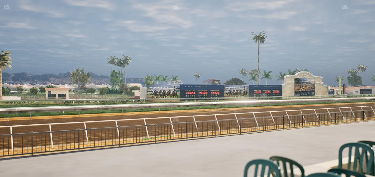 Del Mar Thoroughbred Club - Section Stretch Run Grill G Lvl 1 Tbl 328 Seat View