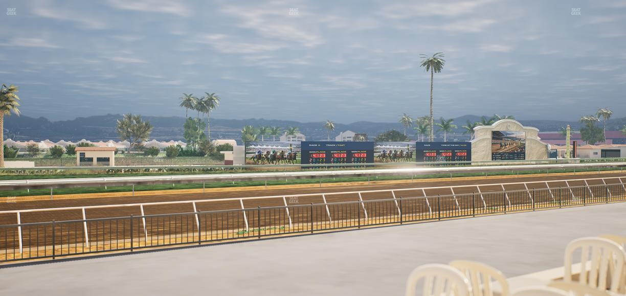 Del Mar Thoroughbred Club - Section Stretch Run Grill G Lvl 1 Tbl 328 Seat View