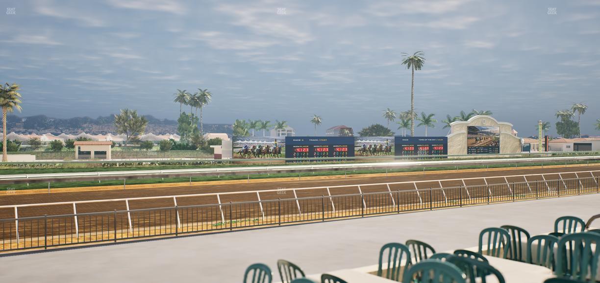 Del Mar Thoroughbred Club - Section Stretch Run Grill G Lvl 1 Tbl 329 Seat View