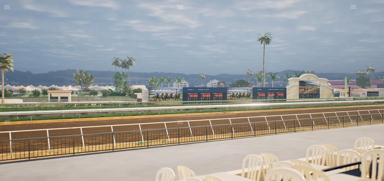 Del Mar Thoroughbred Club - Section Stretch Run Grill G Lvl 1 Tbl 329 Seat View