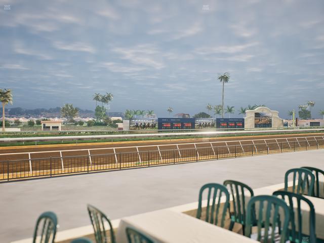 Del Mar Thoroughbred Club - Section Stretch Run Grill G Lvl 1 Tbl 330 Seat View