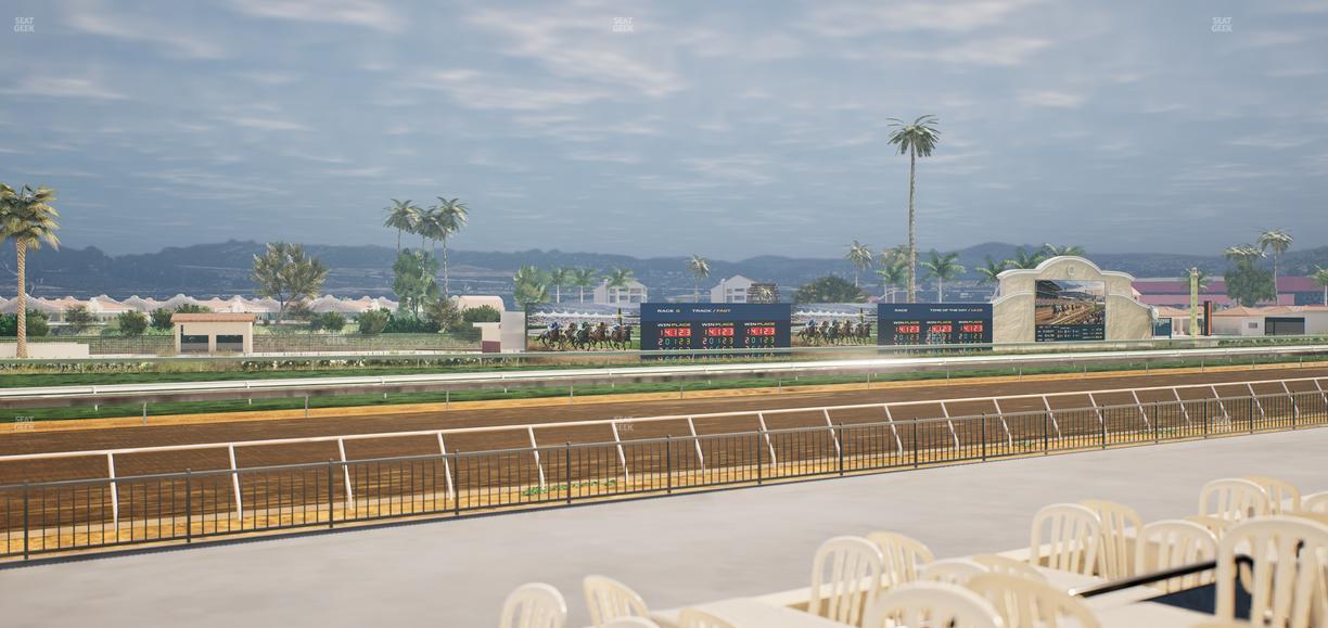 Del Mar Thoroughbred Club - Section Stretch Run Grill G Lvl 1 Tbl 331 Seat View