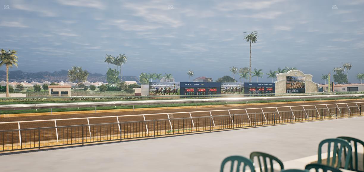 Del Mar Thoroughbred Club - Section Stretch Run Grill G Lvl 1 Tbl 332 Seat View