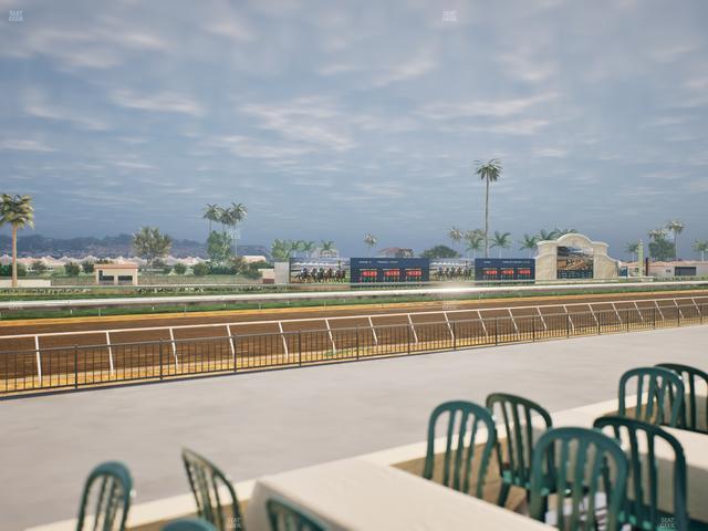 Del Mar Thoroughbred Club - Section Stretch Run Grill G Lvl 1 Tbl 332 Seat View