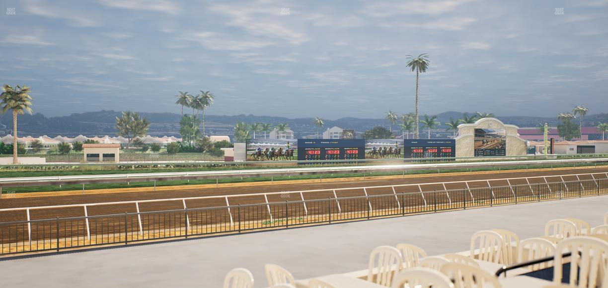 Del Mar Thoroughbred Club - Section Stretch Run Grill G Lvl 1 Tbl 333 Seat View