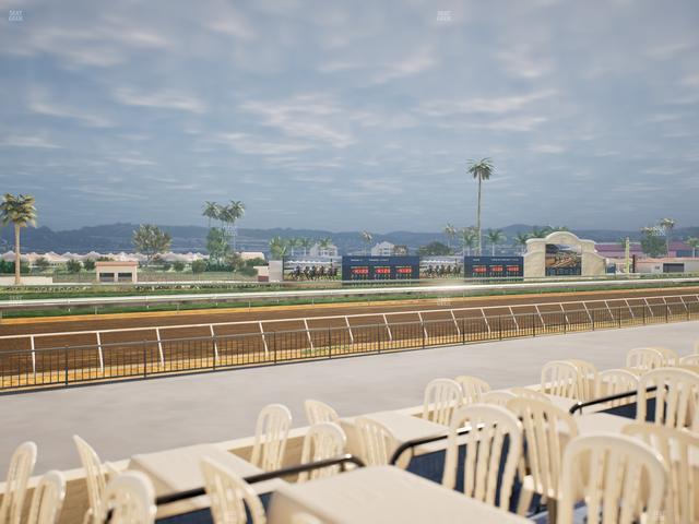 Del Mar Thoroughbred Club - Section Stretch Run Grill G Lvl 1 Tbl 333 Seat View