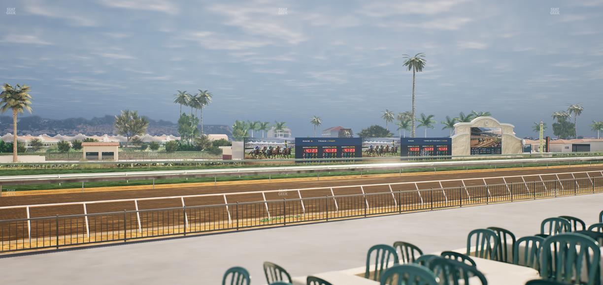Del Mar Thoroughbred Club - Section Stretch Run Grill G Lvl 1 Tbl 333 Seat View