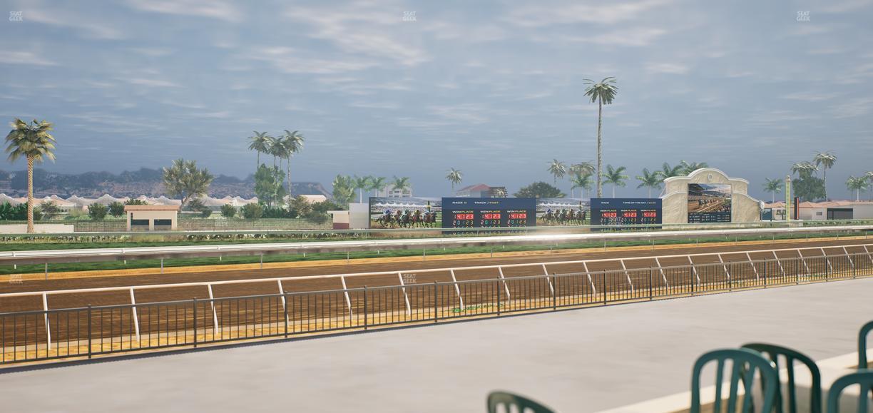 Del Mar Thoroughbred Club - Section Stretch Run Grill G Lvl 1 Tbl 340 Seat View