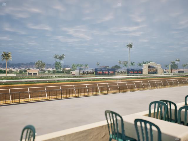 Del Mar Thoroughbred Club - Section Stretch Run Grill G Lvl 1 Tbl 340 Seat View