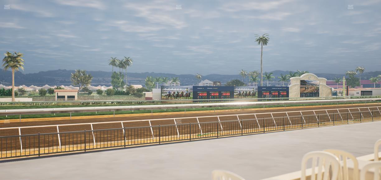 Del Mar Thoroughbred Club - Section Stretch Run Grill G Lvl 1 Tbl 340 Seat View