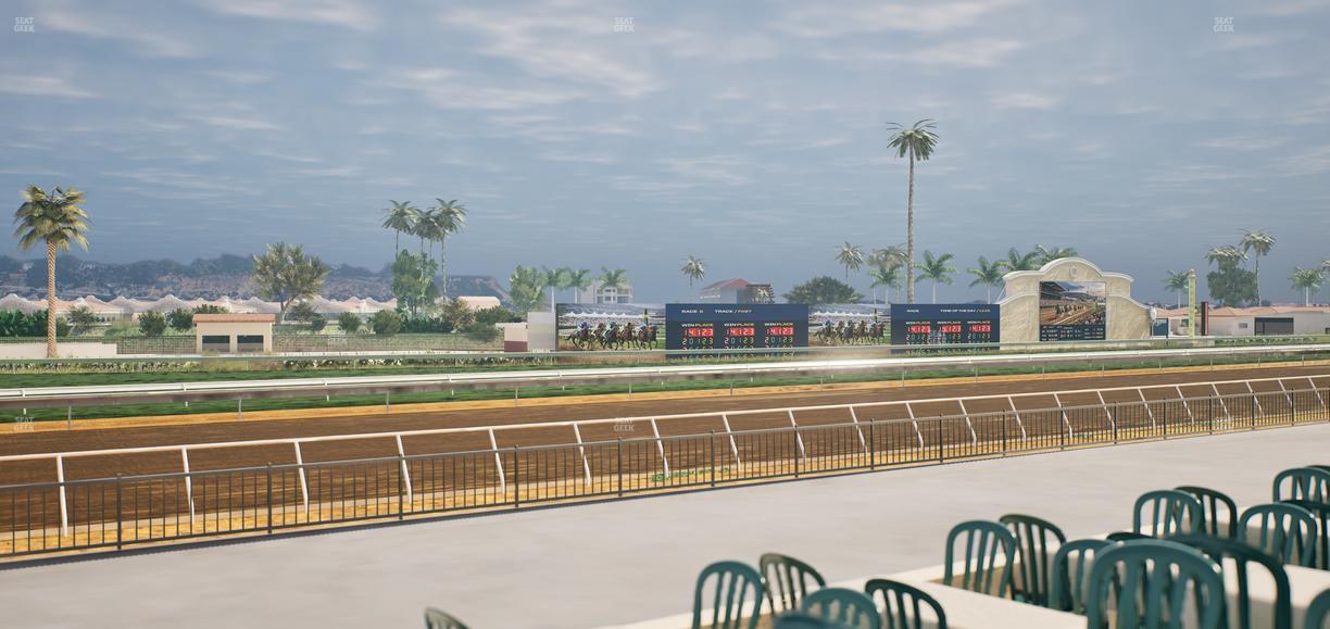 Del Mar Thoroughbred Club - Section Stretch Run Grill G Lvl 1 Tbl 341 Seat View