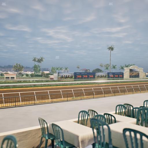 Del Mar Thoroughbred Club - Section Stretch Run Grill G Lvl 1 Tbl 341 Seat View