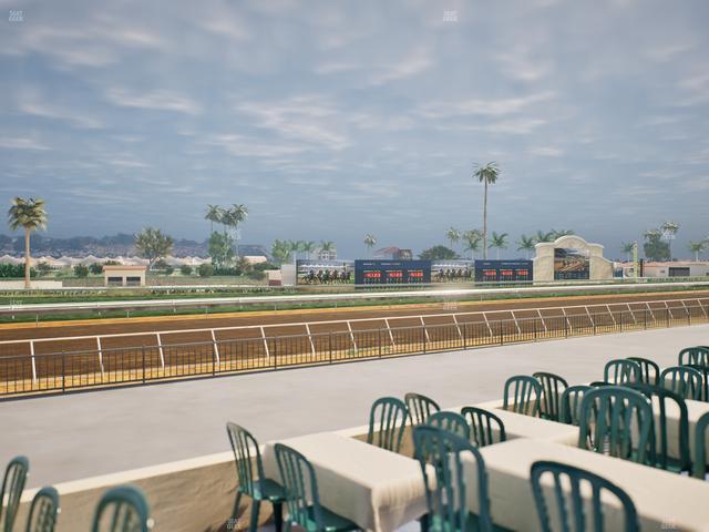 Del Mar Thoroughbred Club - Section Stretch Run Grill G Lvl 1 Tbl 341 Seat View