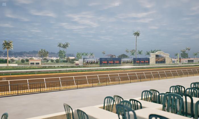 Del Mar Thoroughbred Club - Section Stretch Run Grill G Lvl 1 Tbl 341 Seat View