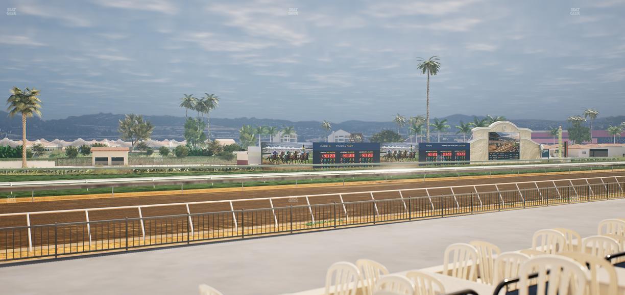 Del Mar Thoroughbred Club - Section Stretch Run Grill G Lvl 1 Tbl 341 Seat View