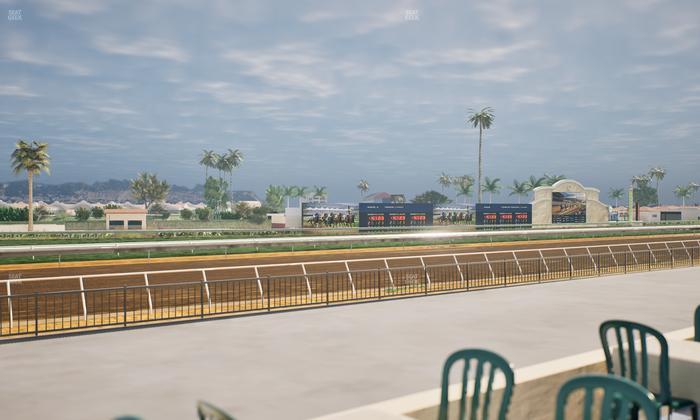 Del Mar Thoroughbred Club - Section Stretch Run Grill G Lvl 1 Tbl 342 Seat View