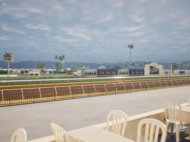 Del Mar Thoroughbred Club - Section Stretch Run Grill G Lvl 1 Tbl 342 Seat View
