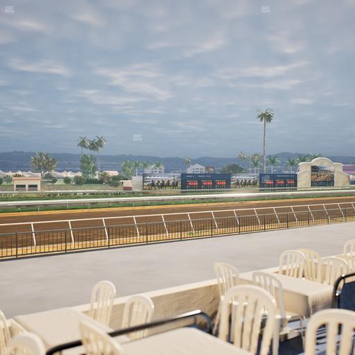 Del Mar Thoroughbred Club - Section Stretch Run Grill G Lvl 1 Tbl 343 Seat View