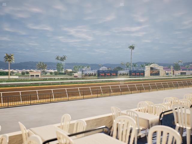 Del Mar Thoroughbred Club - Section Stretch Run Grill G Lvl 1 Tbl 343 Seat View