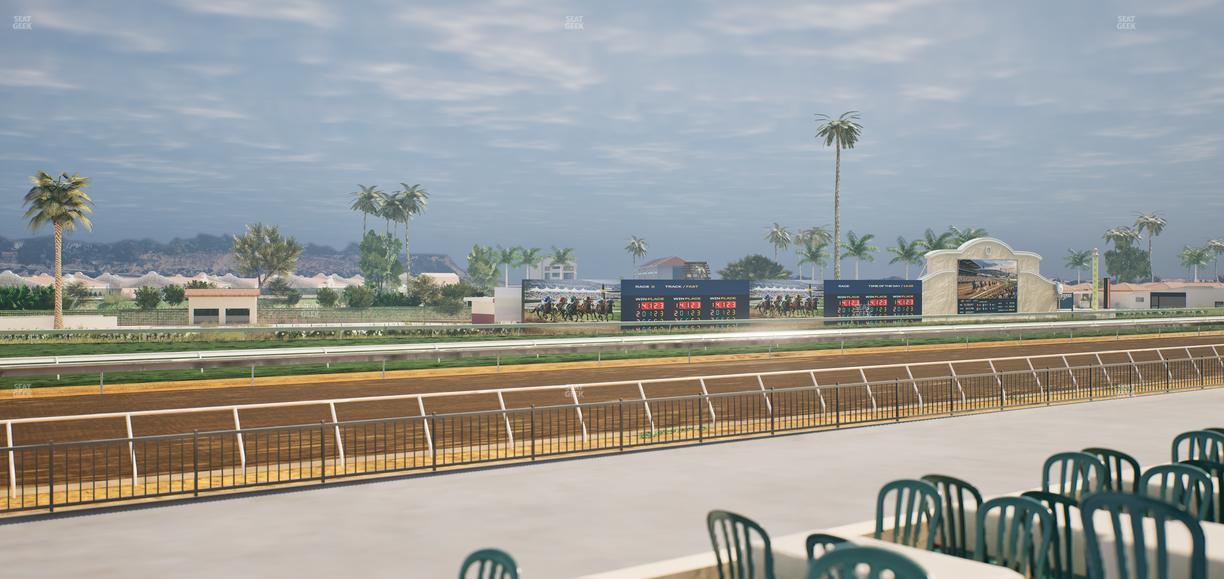 Del Mar Thoroughbred Club - Section Stretch Run Grill G Lvl 1 Tbl 343 Seat View