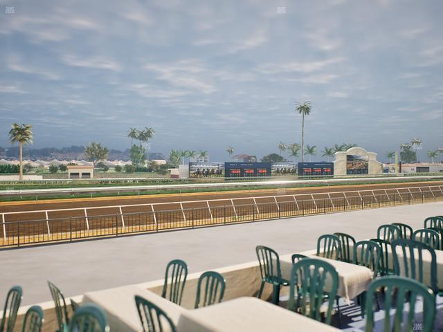Del Mar Thoroughbred Club - Section Stretch Run Grill G Lvl 1 Tbl 343 Seat View