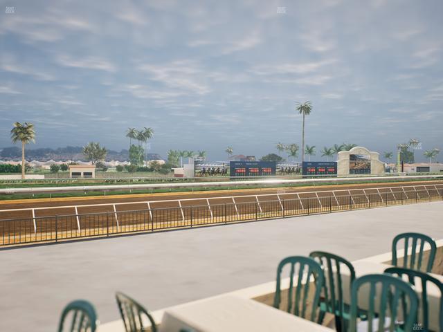 Del Mar Thoroughbred Club - Section Stretch Run Grill G Lvl 1 Tbl 344 Seat View